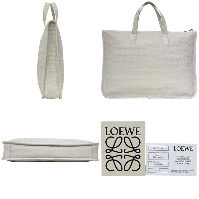 Loewe Business Bag White Repeat Anagram 358.23 L18 — view 2