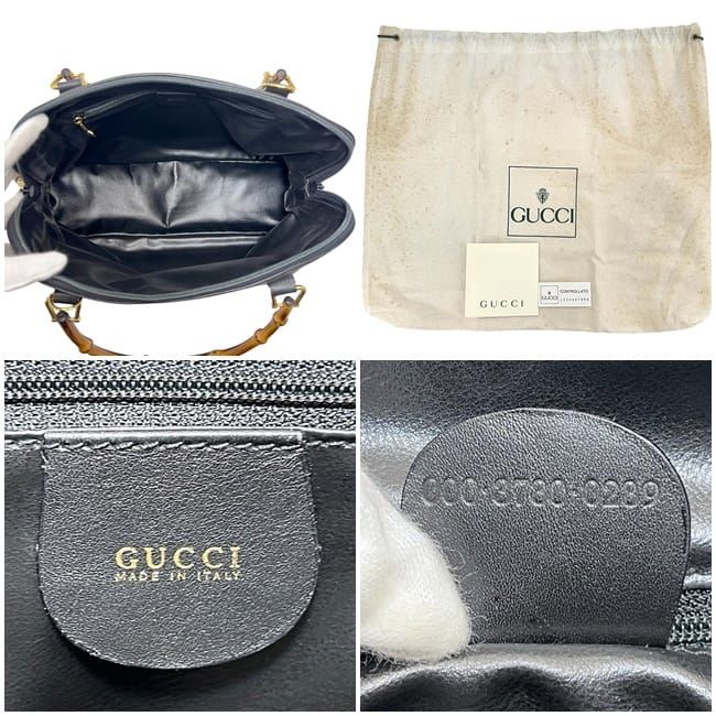 Gucci 2 way Bag Black 000 3780 0289 Leather — view 3