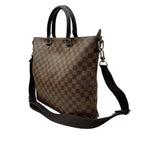Louis Vuitton Leather Jake Tote Damier Bag — view 4