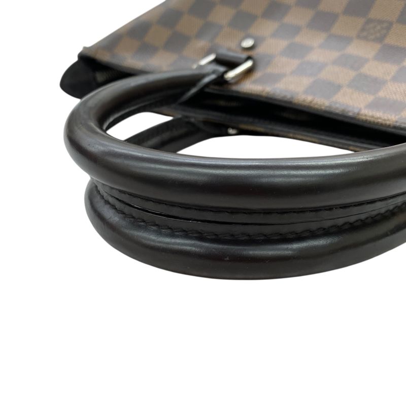 Louis Vuitton Leather Jake Tote Damier Bag — view 9