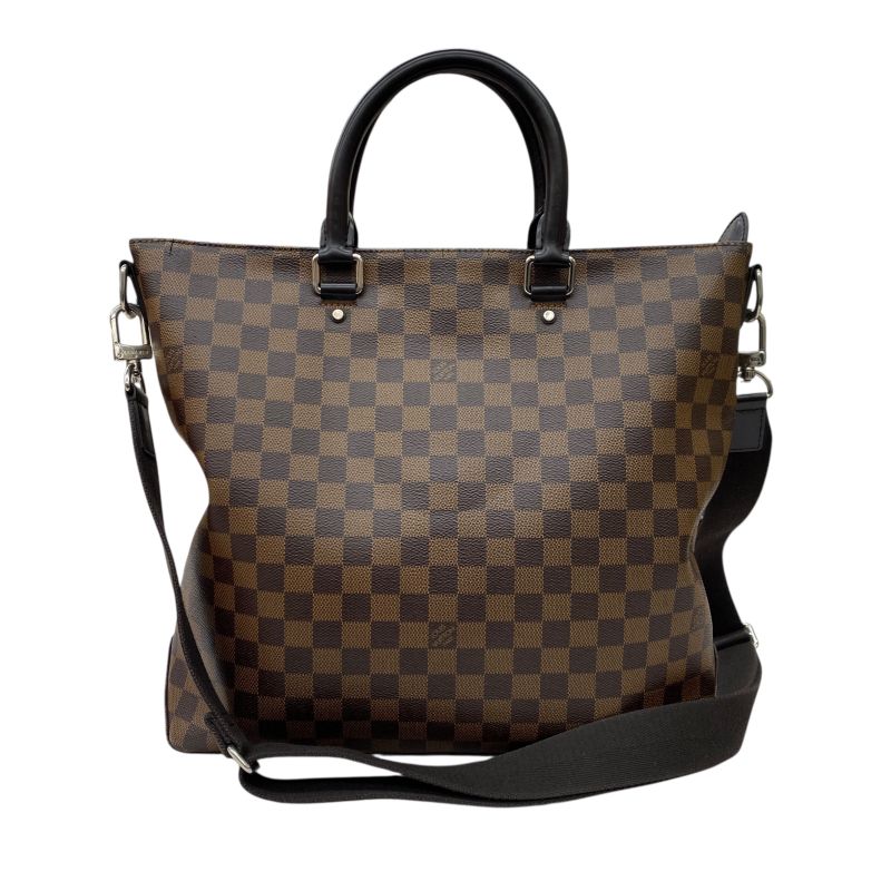 Louis Vuitton Leather Jake Tote Damier Bag — view 2