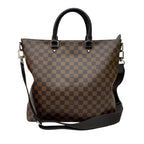 Louis Vuitton Leather Jake Tote Damier Bag — view 2