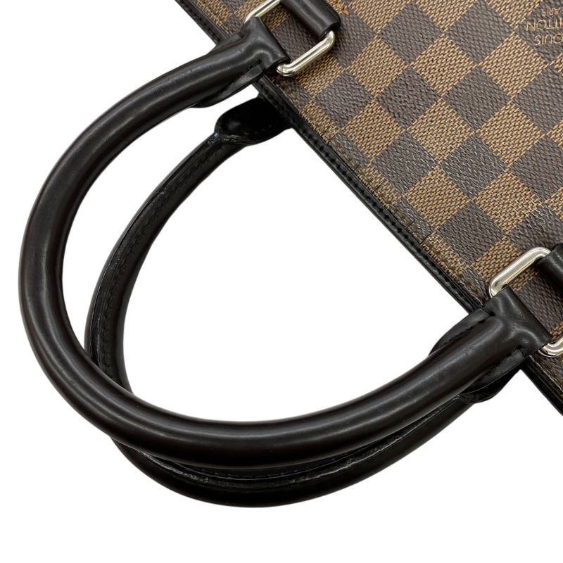 Louis Vuitton Leather Jake Tote Damier Bag — view 8