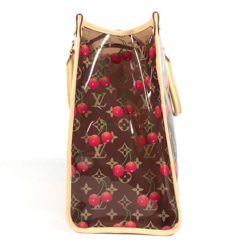 Louis Vuitton Shoulder Bag On The Go GM Leather Brown — view 3