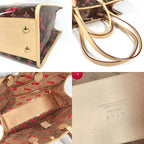 Louis Vuitton Shoulder Bag On The Go GM Leather Brown — view 7