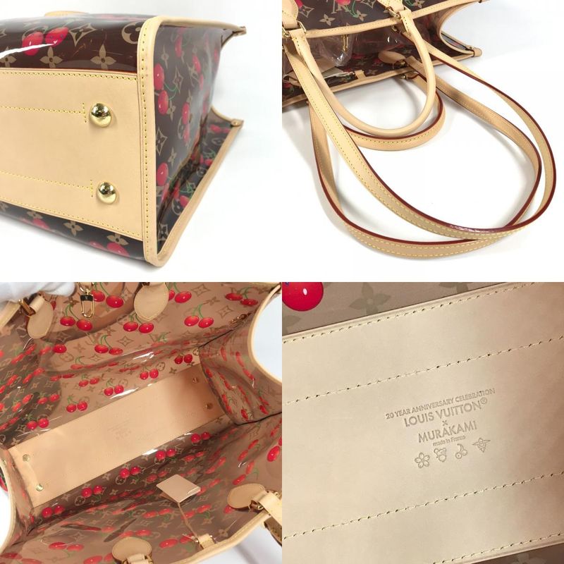 Louis Vuitton Shoulder Bag On The Go GM Leather Brown — view 7