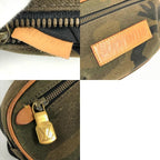 Louis Vuitton Body Bag Supreme Bum PM Leather Canvas Khaki — view 9