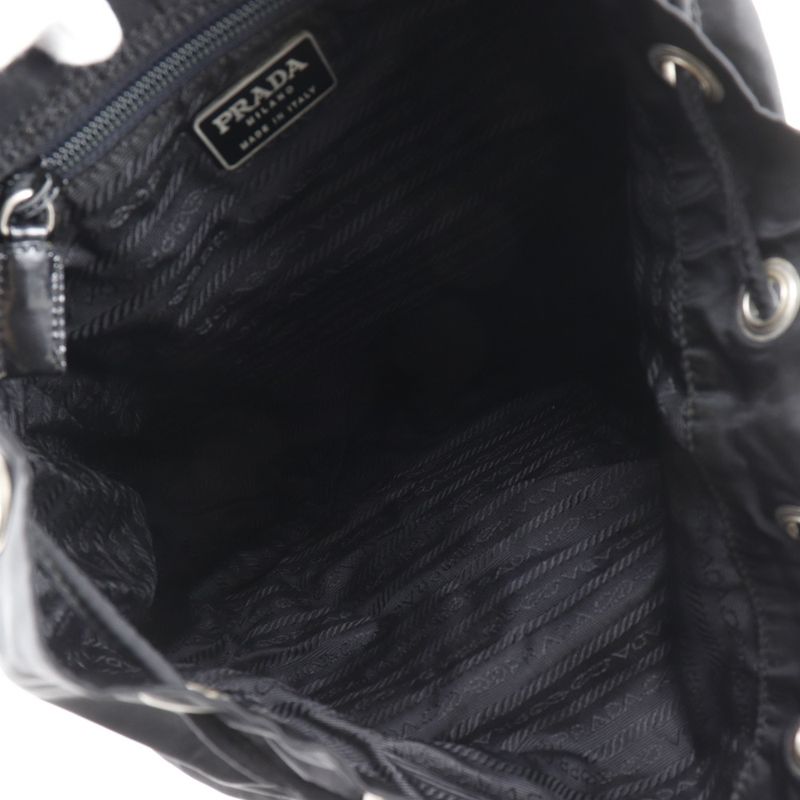 Prada Nylon Black Backpack Daypack — view 5