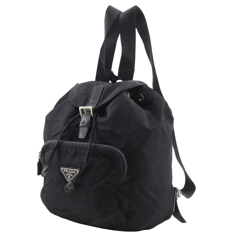Prada Nylon Black Backpack Daypack — view 2