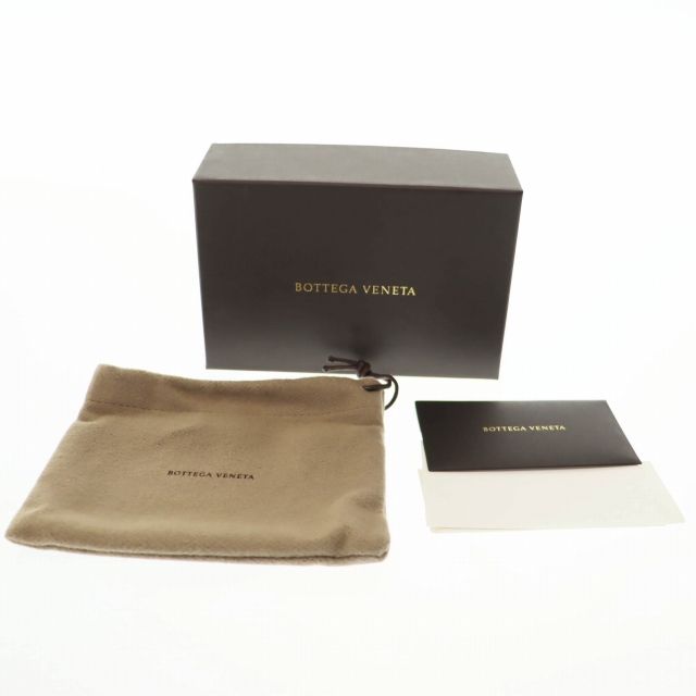 Bottega Veneta Intrecciato Leather Flap Card Case Black — view 7