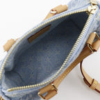 Louis Vuitton Nano Speedy 2-Way Shoulder Monogram Denim Sky Blue — view 7