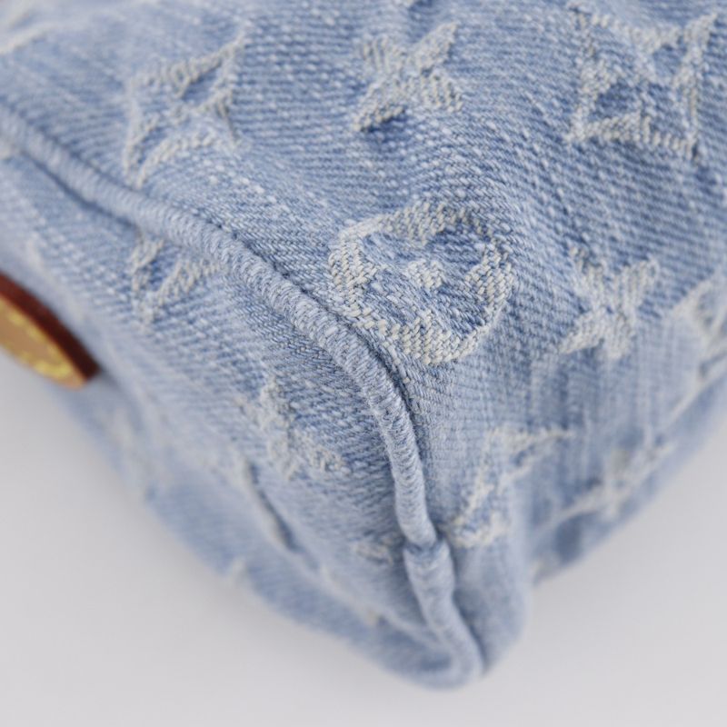 Louis Vuitton Nano Speedy 2-Way Shoulder Monogram Denim Sky Blue — view 4