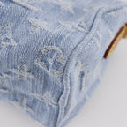 Louis Vuitton Nano Speedy 2-Way Shoulder Monogram Denim Sky Blue — view 5