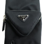 Prada Triangle Logo Gloves Black 2 GG137 Dw1 F0002 8 — view 4