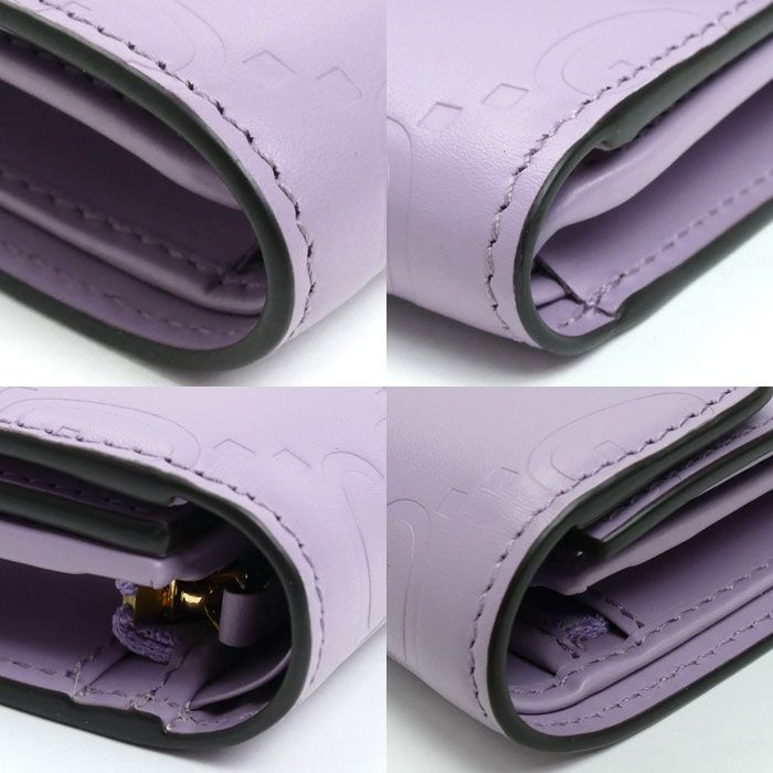 Gucci GG Medium Wallet Trifold Lilac Aac1 Q 5236 — view 5