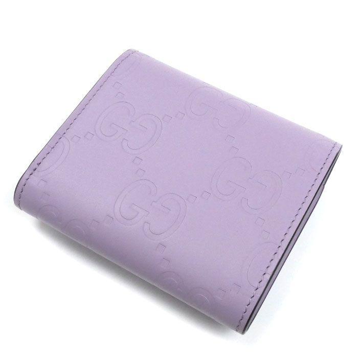 Gucci GG Medium Wallet Trifold Lilac Aac1 Q 5236 — view 2