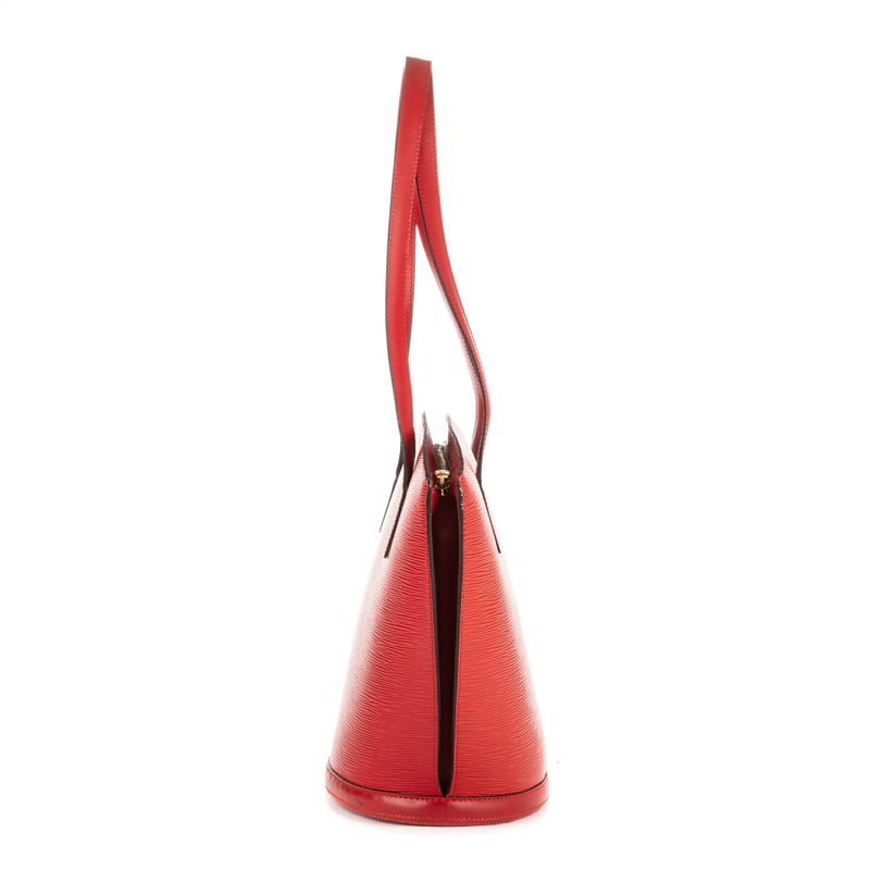 Louis Vuitton Saint-Jacques Shopping Red Epsom Leather — view 5