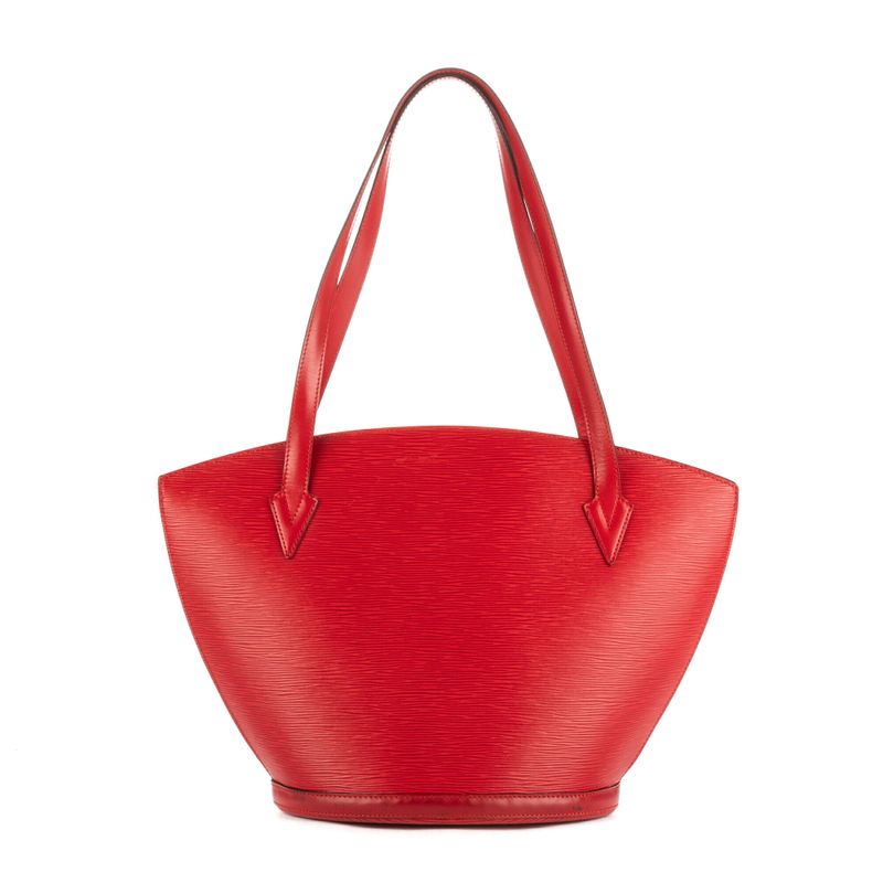 Louis Vuitton Saint-Jacques Shopping Red Epsom Leather — view 4