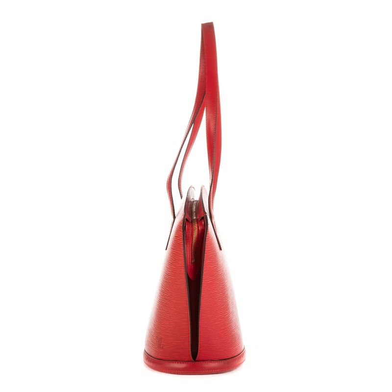 Louis Vuitton Saint-Jacques Shopping Red Epsom Leather — view 3