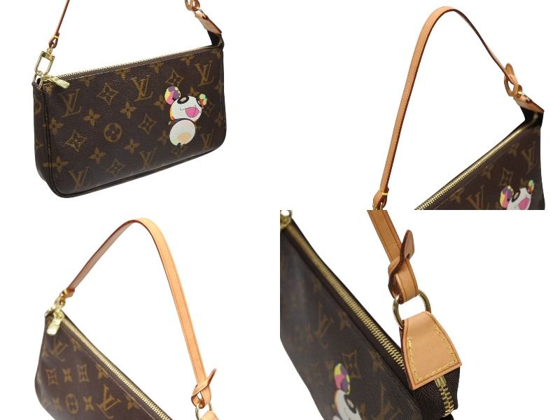 Louis Vuitton Pochette Accessoires Panda Monogram Po Handbag Takashi Murakami — view 4