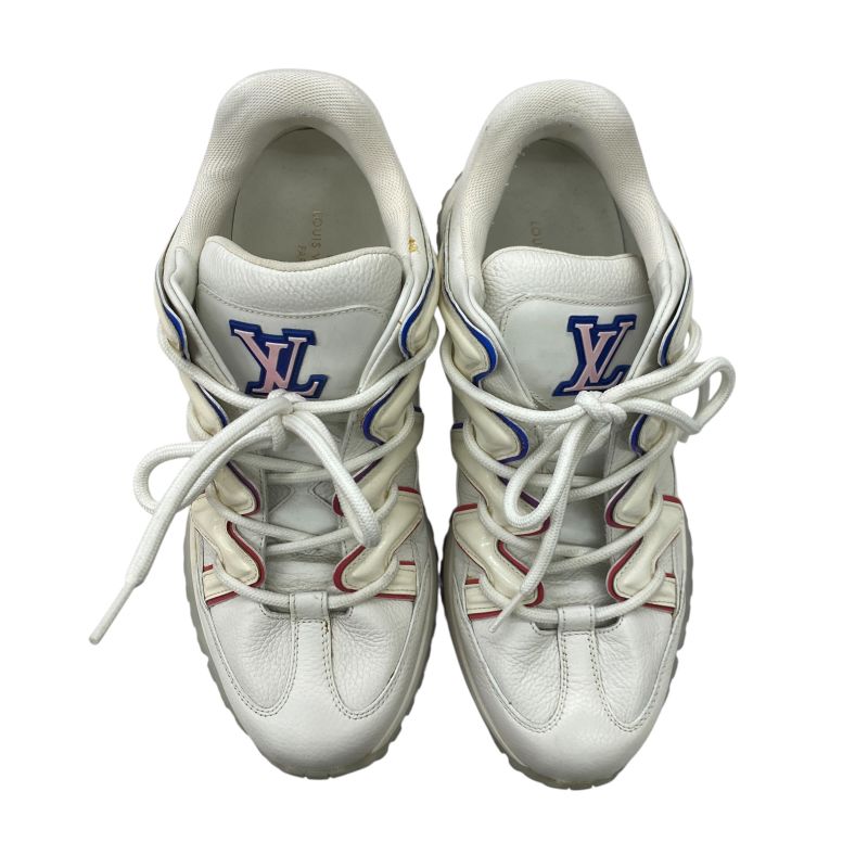 Louis Vuitton Zig Zak Line Sneakers 6 1 2 White Shoes — view 8