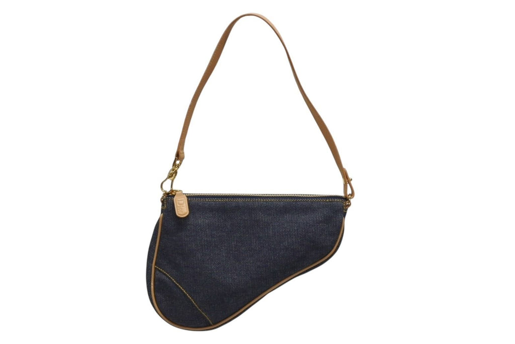 Dior Galliano Era Saddle Pouch Denim