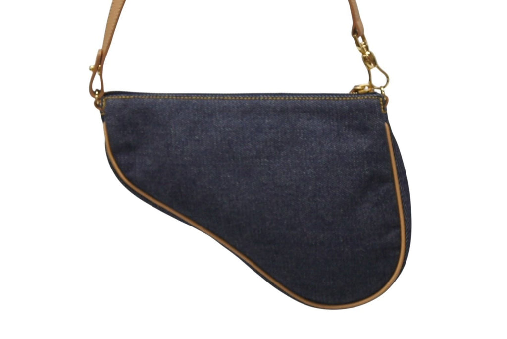 Dior Galliano Era Saddle Pouch Denim — view 3