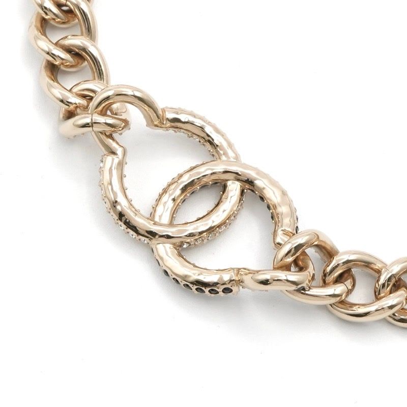 Chanel Choker Gold Coco Mark Rhinestone — view 5
