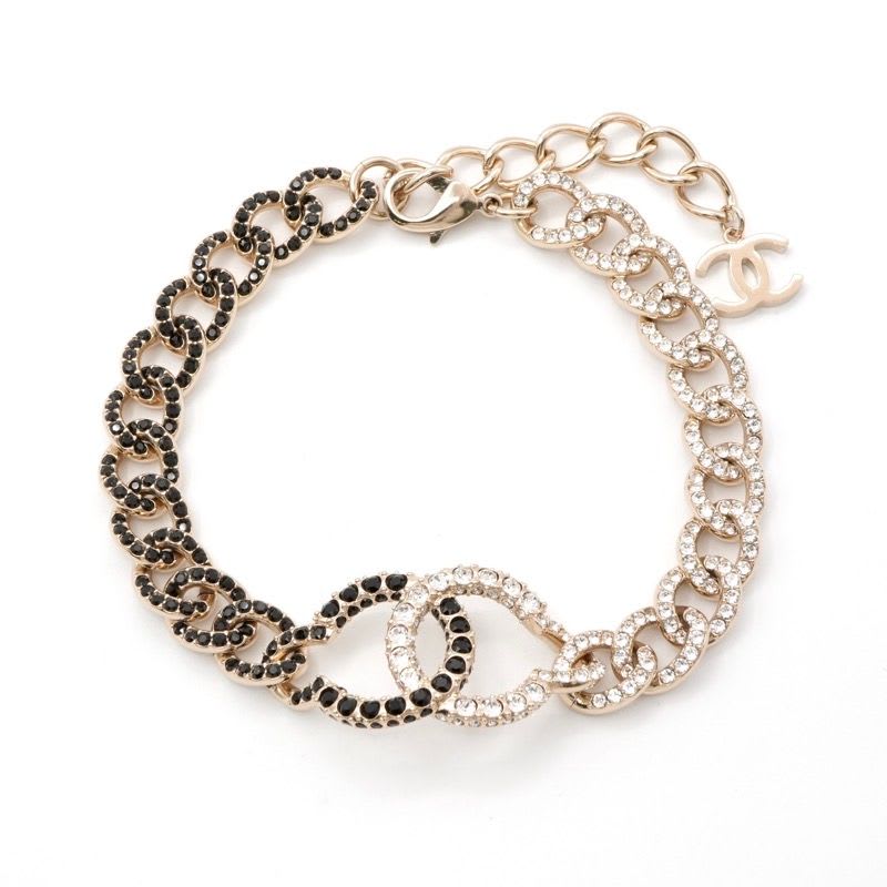 Chanel Choker Gold Coco Mark Rhinestone — view 3