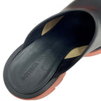 Bottega Veneta Flash Pump Sandals Shoes Leather Rubber Black Pink — view 7