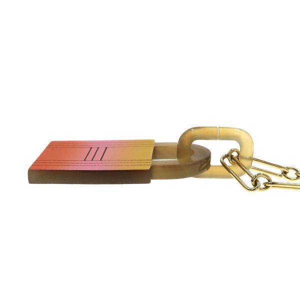 Hermes Amulet Cadenas Necklace — view 4