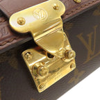 Louis Vuitton 2-Way Bag Papillon Trunk Monogram Canvas Gold Hardware — view 9