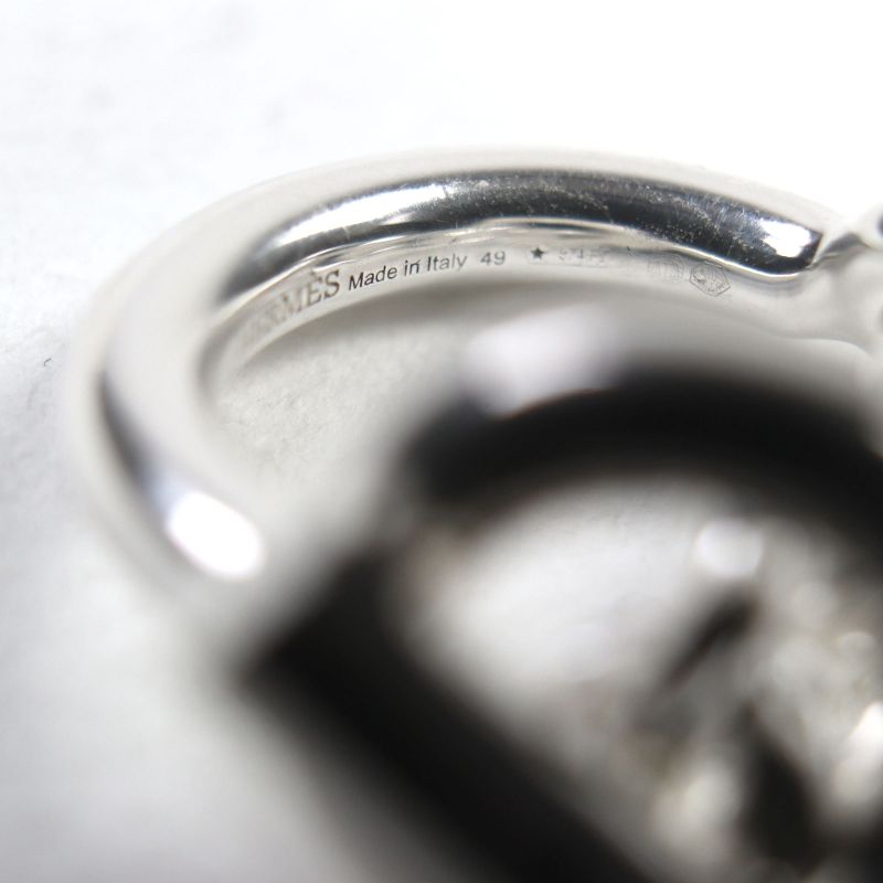 Hermes 2023 Croisette Ring AG 925 Accessory Silver 49 Size — view 8