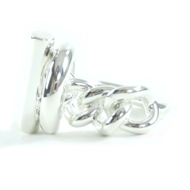 Hermes 2023 Croisette Ring AG 925 Accessory Silver 49 Size — view 4
