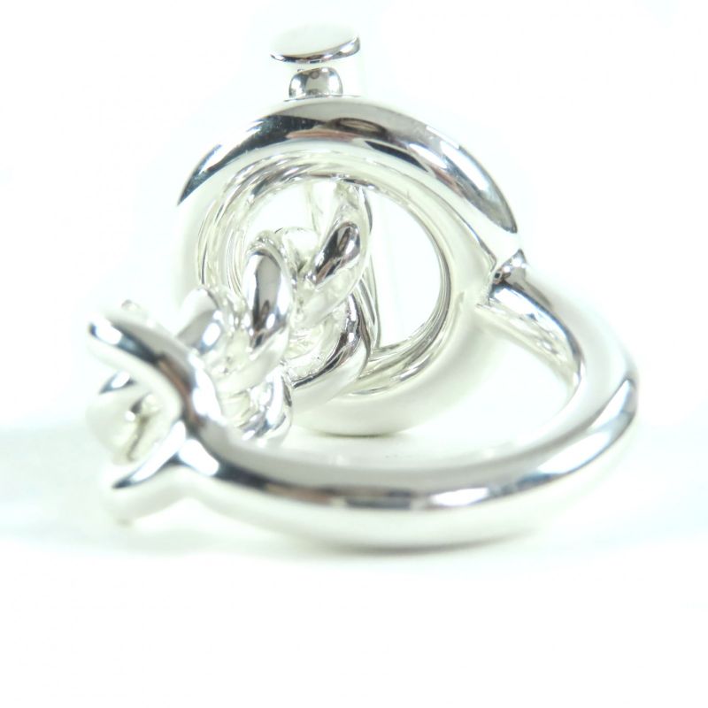 Hermes 2023 Croisette Ring AG 925 Accessory Silver 49 Size — view 5