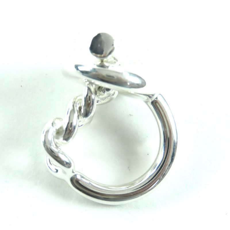 Hermes 2023 Croisette Ring AG 925 Accessory Silver 49 Size — view 7