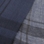 Dior Homme 133 Cashmere Silk Logo Embroidery Checked Scarf — view 5