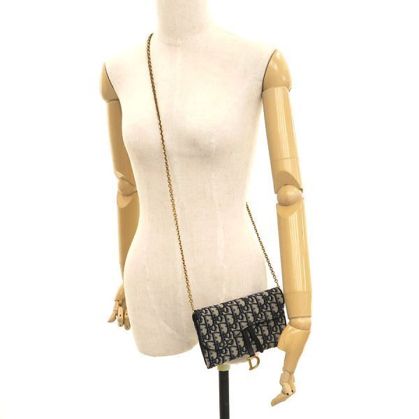 Christian Dior Saddle Chain Pouch Small S5614 Ctzq m928 — view 9