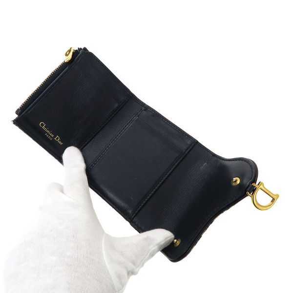 Christian Dior Saddle Lotus Wallet S5652 Ctzq m928 — view 3