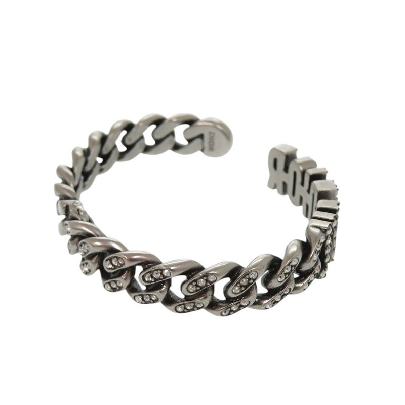 Christian Dior J'a Metal Rhinestone Silver Bracelet 1366 — view 3