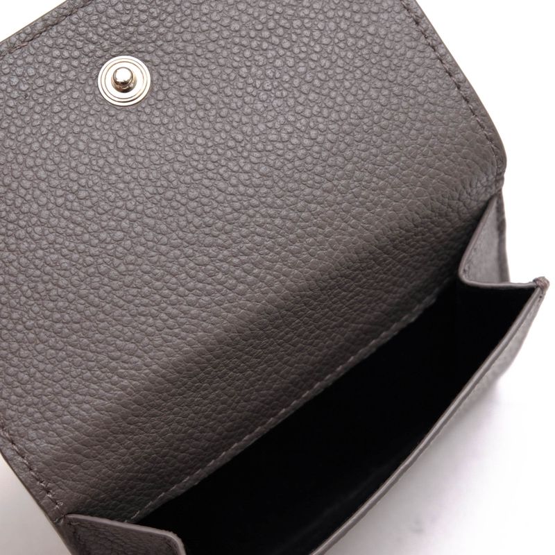Yves Saint Laurent Wallet Women Leather Gray Tiny — view 6