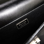 Prada Bags Briefcase Business Bag Men Leather Black — view 9