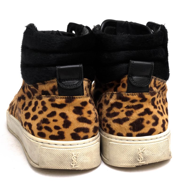 Yves Saint Laurent Shoes Sneakers High Cut Men Leather — view 4