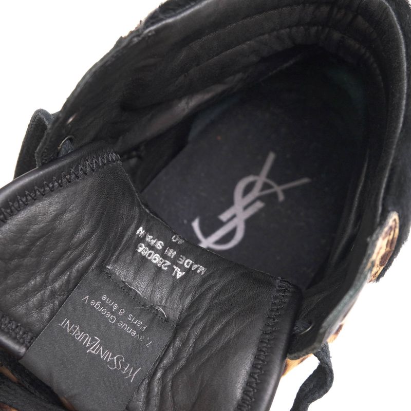 Yves Saint Laurent Shoes Sneakers High Cut Men Leather — view 8