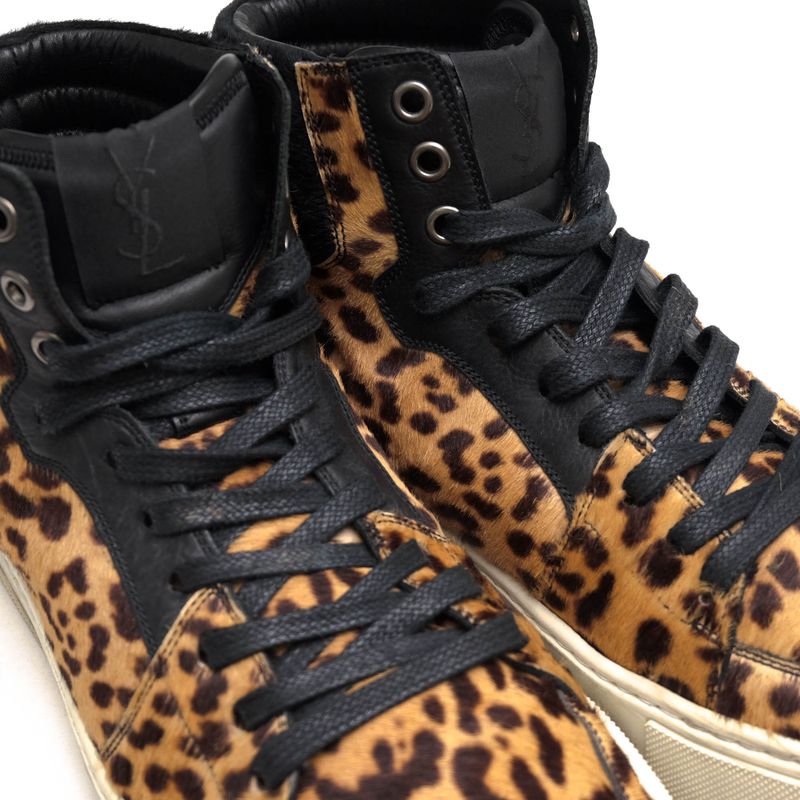 Yves Saint Laurent Shoes Sneakers High Cut Men Leather — view 5