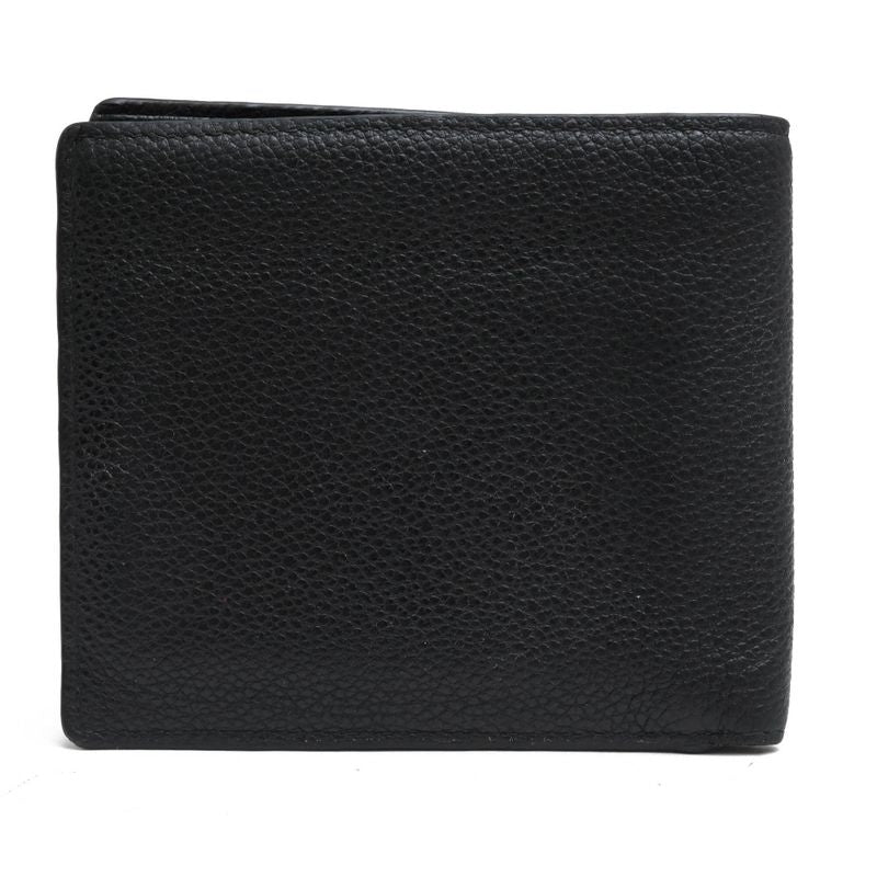 Prada Wallet Men Leather Black 2 Mo513 Vitmicro Grain — view 2