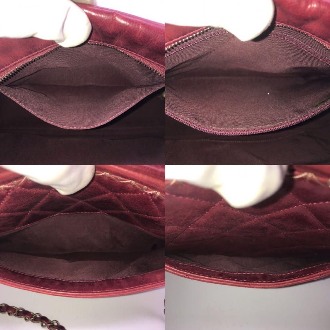 Chanel Leather Quilted Chain Shoulder Bag Gold Price Negotiation Welcome — view 6