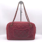 Chanel Leather Quilted Chain Shoulder Bag Gold Price Negotiation Welcome — view 2