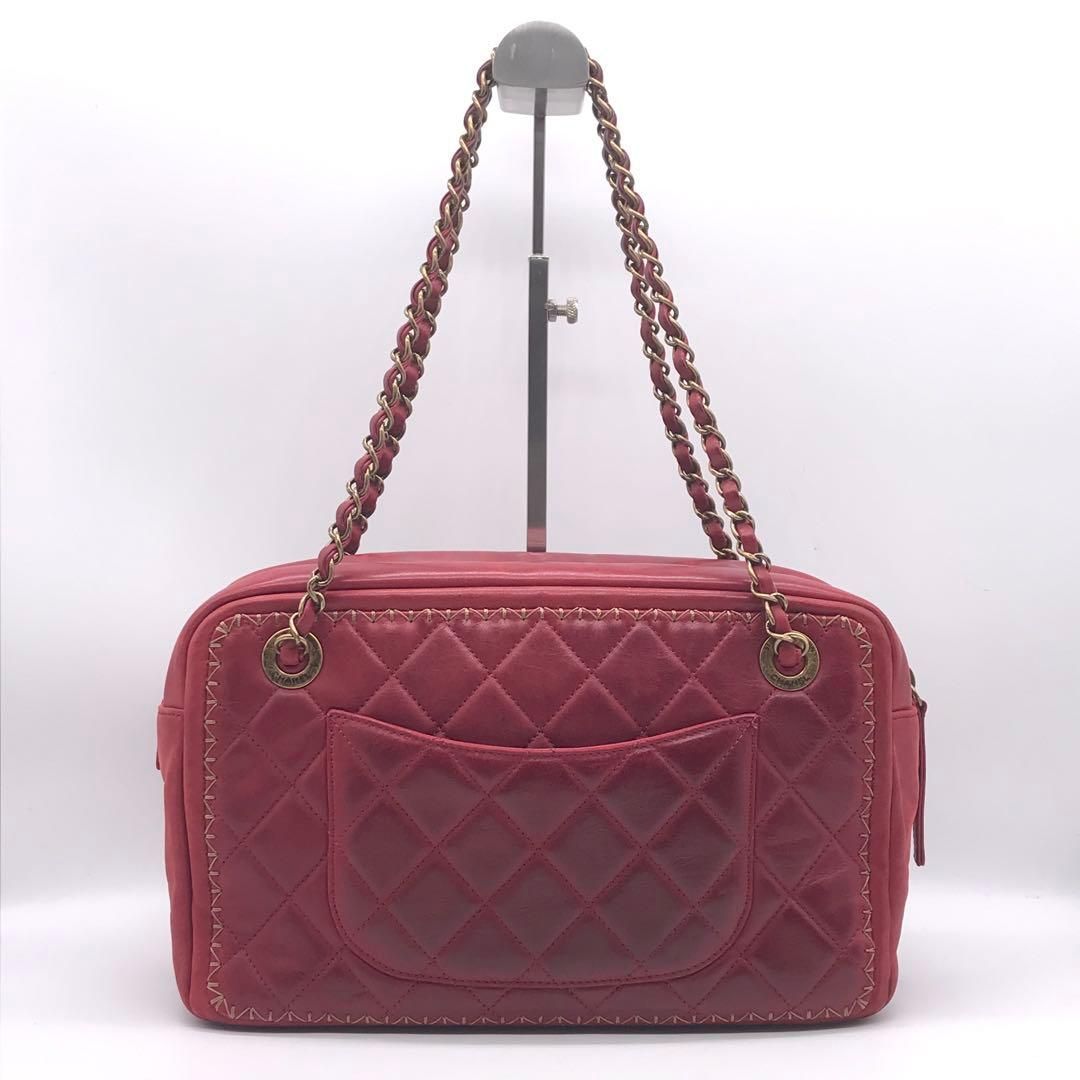 Chanel Leather Quilted Chain Shoulder Bag Gold Price Negotiation Welcome — view 2