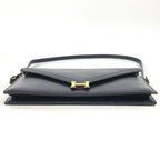 Hermes Shoulder Bag Liddy Box Calf Navy — view 5